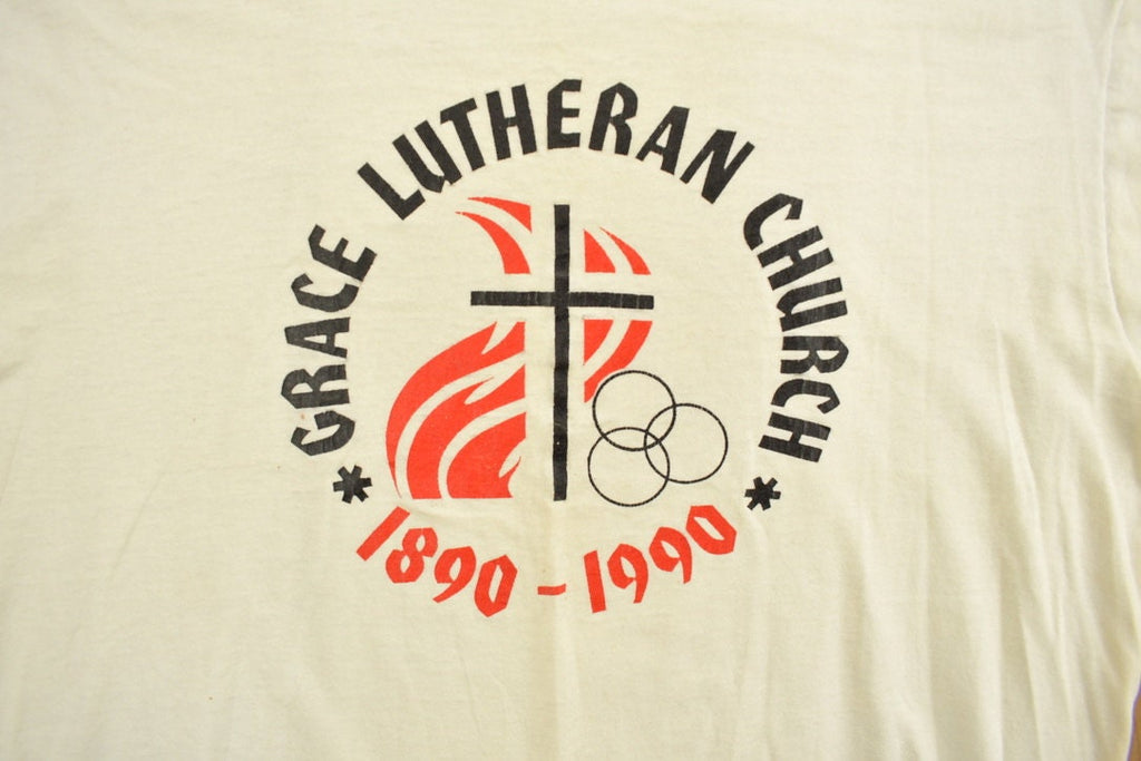 Vintage 1990 Grace Lutheran Church T-Shirt