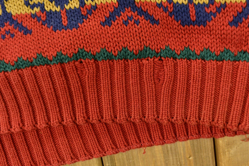 Vintage 1990s GAP Aztec Pattern Knitted Sweater