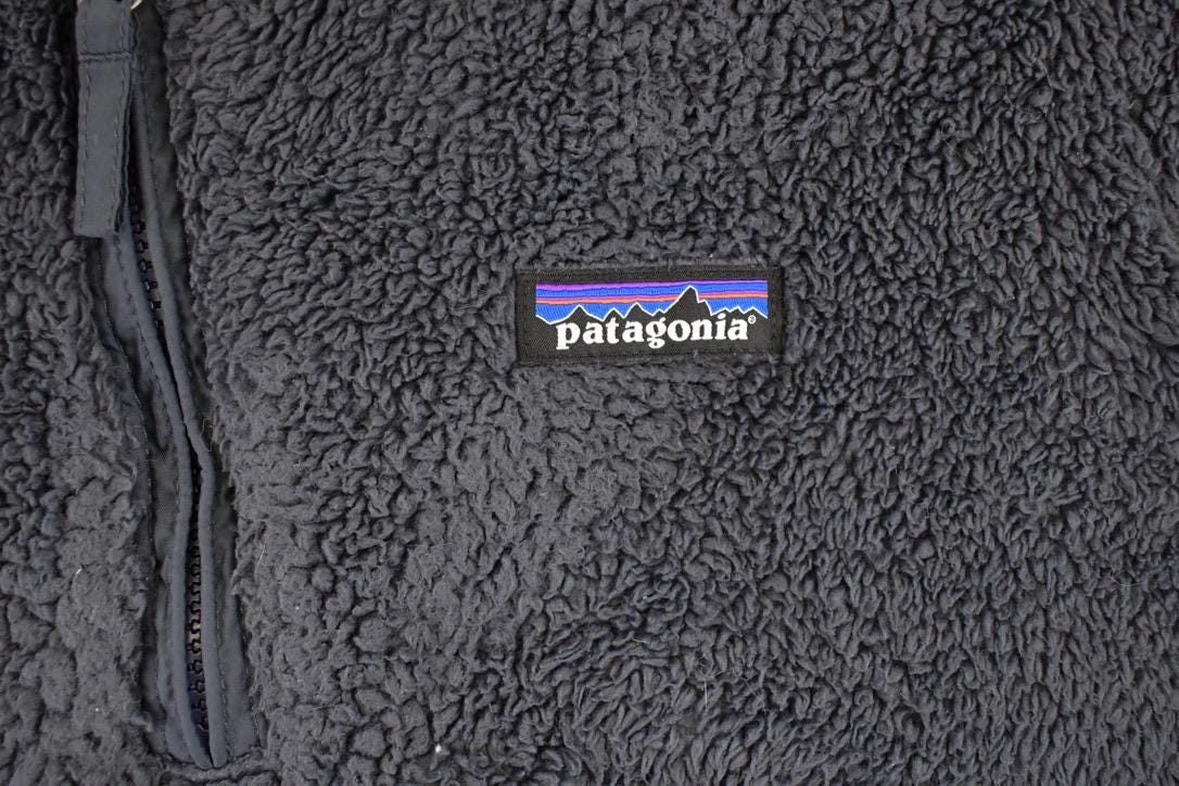 Vintage 1990s Patagonia Quarter Zip Fleece Outdoorsman Sweater Mens L