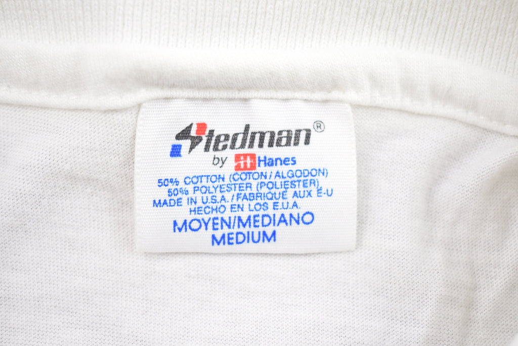 Vintage 1980s Stedman Roy Hart Sports Boosters Graphic Polo Shirt