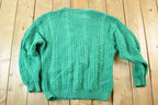 Vintage 1970s Benetton Wool Cable Knit Sweater Mens L