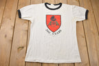 Vintage 1985 University of New Brunswick Collegiate Ringer T-Shirt