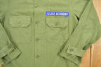 Vintage 1960s F Academy Military OG - 107 Shirt
