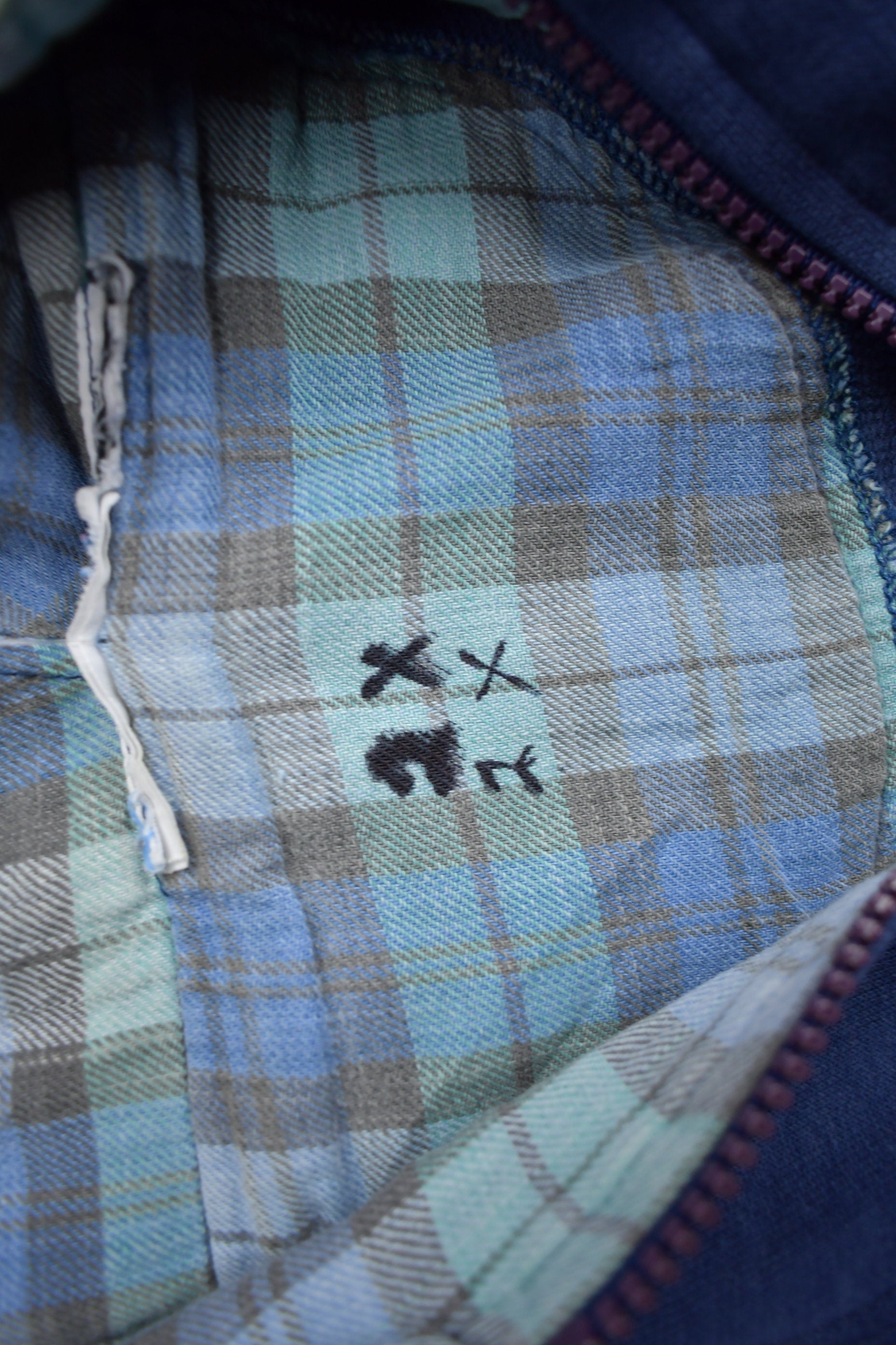 Vintage 1990s 'WFB Sport' Blue Graphic Hoodie