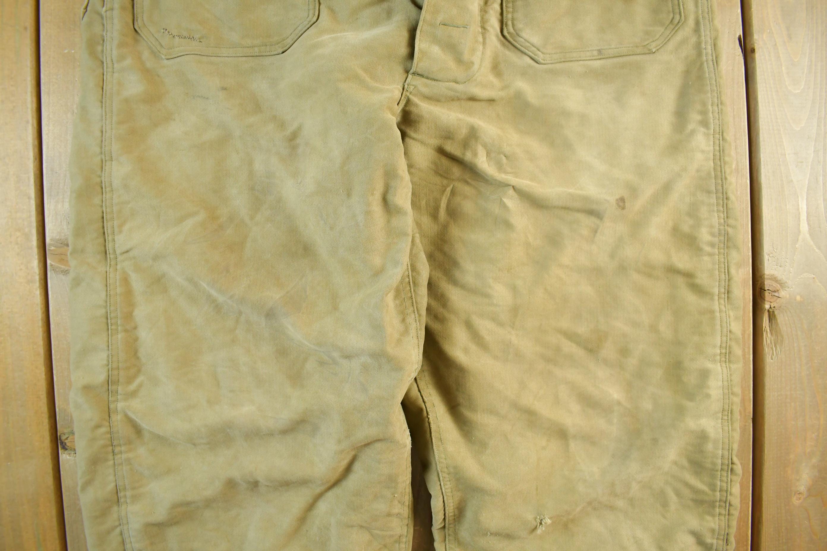 Vintage 1940s Navy Deck Overalls WWII Era Men's Size Medium