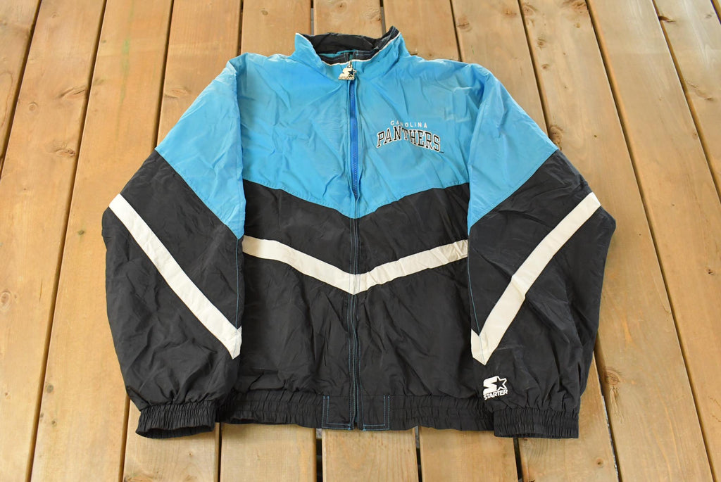 Vintage 1990s Carolina Panthers NFL Starter Windbreaker Jacket Men's XL