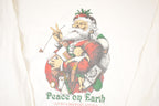 Vintage 1990s Lucky's Brewery Santa Souvenir Travel T-Shirt Men's XL