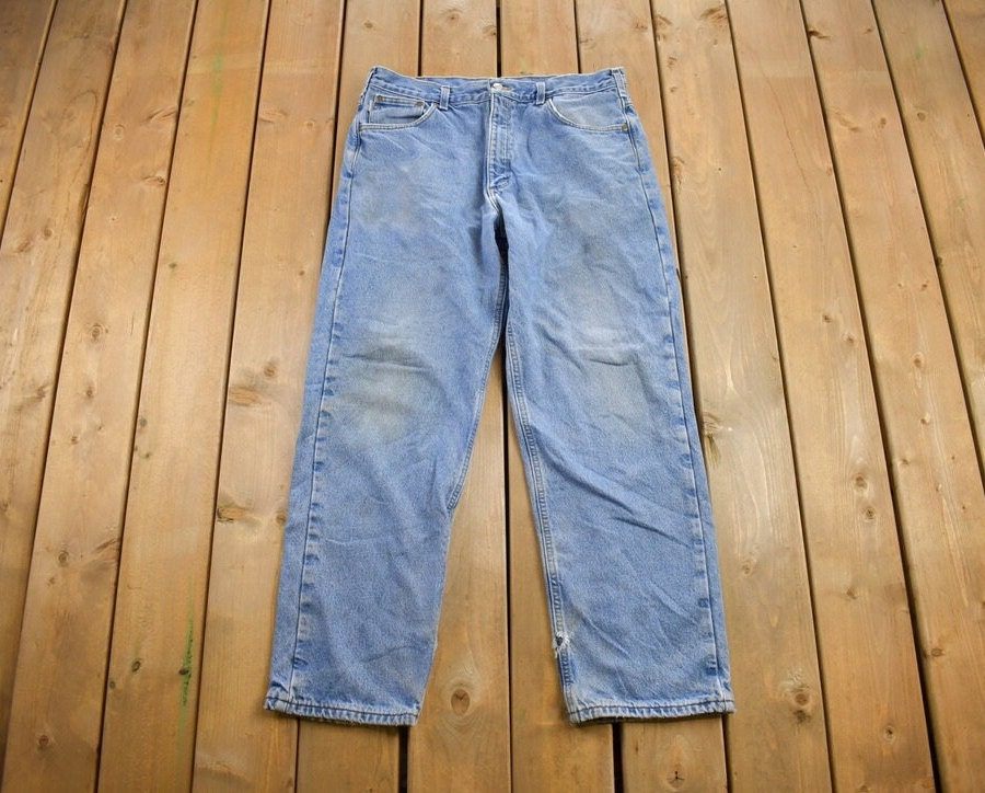 Vintage 1990s Carhartt Blanket Lined Work Pants Size 36x32