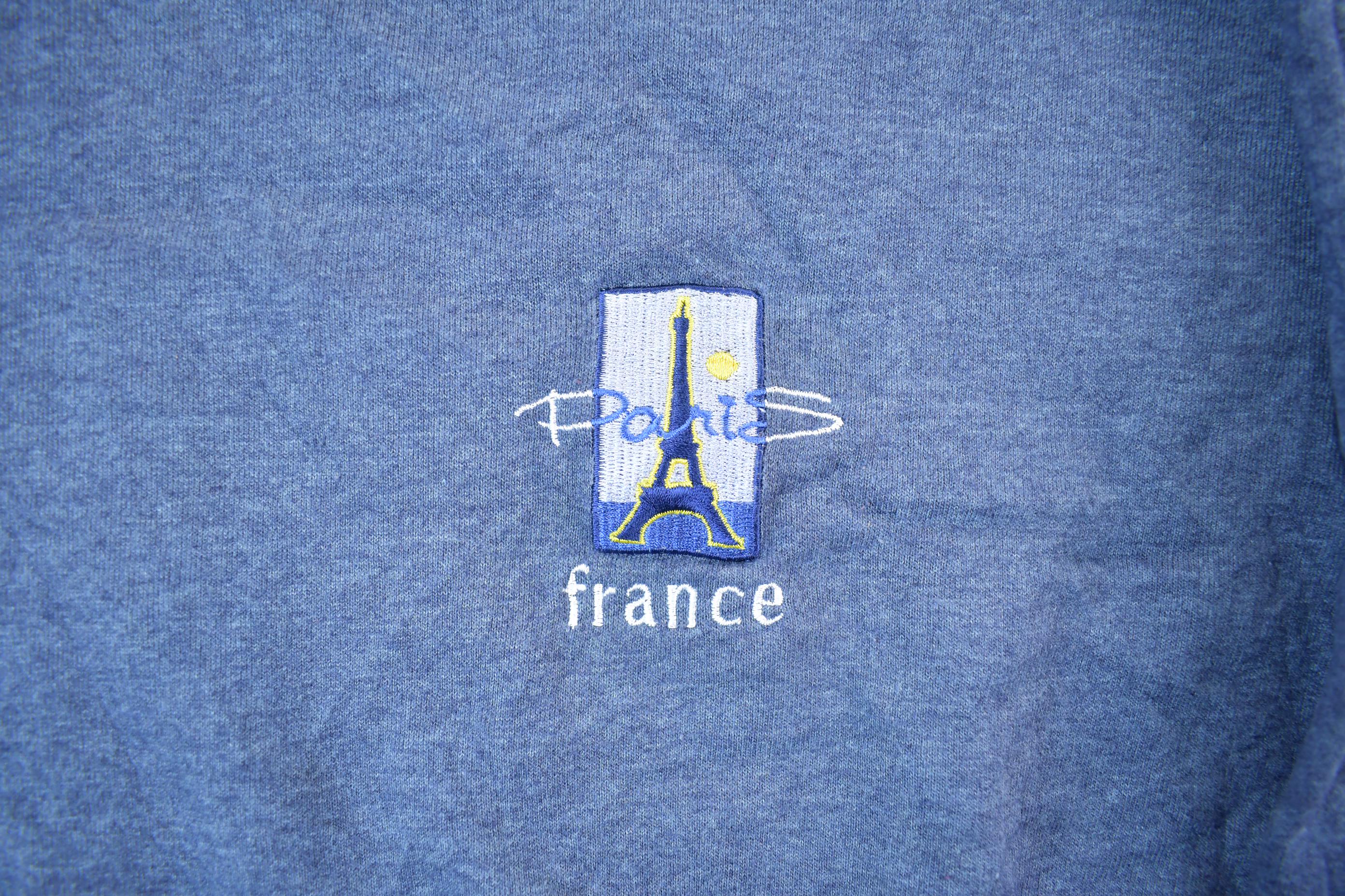 Vintage 1990s Paris France Crewneck Sweatshirt