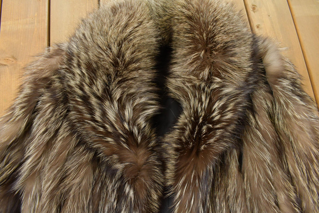 Vintage 1980s Saga Fox Fox Fur Jacket Women's Large