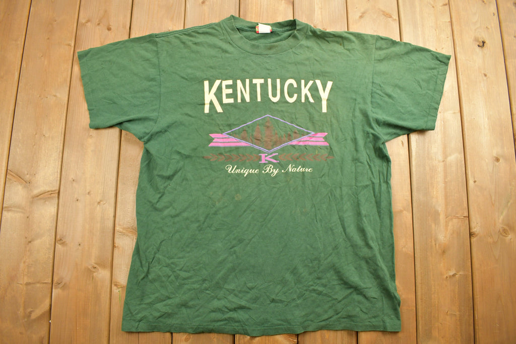 Vintage 1990 Kentucky Nature Graphic T Shirt