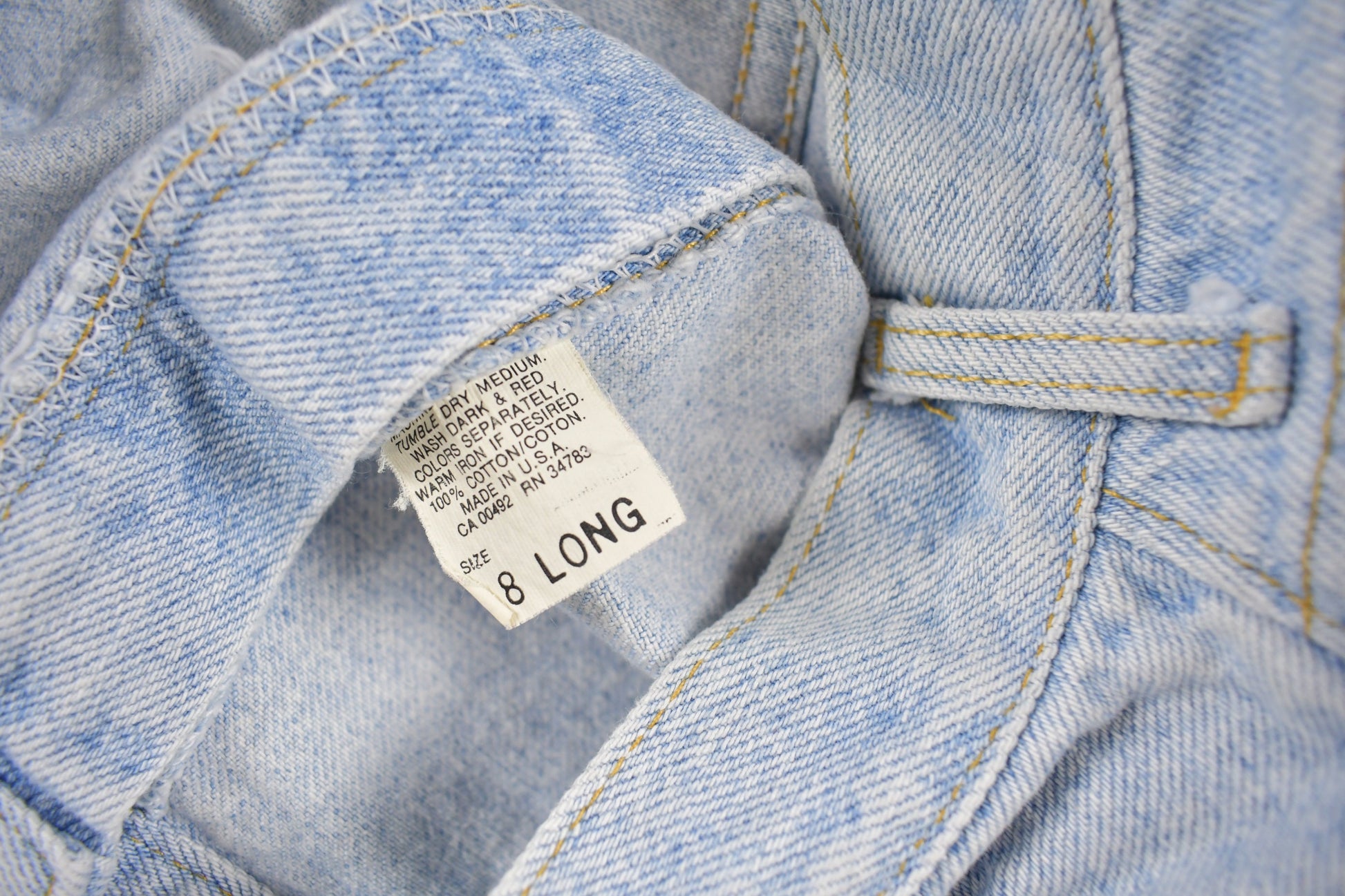 Vintage 1980s Lee Denim Light Wash Women's Jeans Size 33 x 31