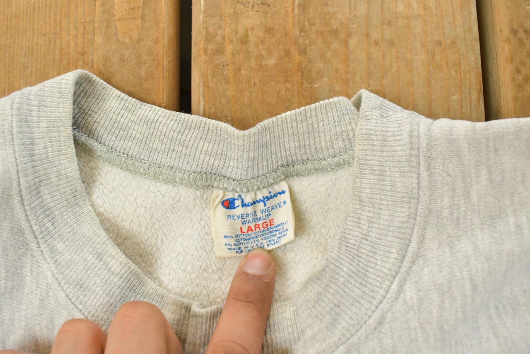 Vintage 1980s Shattuck St Mary's Champion Reverse Weave Crewneck Sweatshirt Men's L