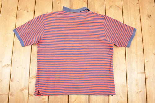 Vintage Y2K Timberland Striped Button Up Shirt Men's L
