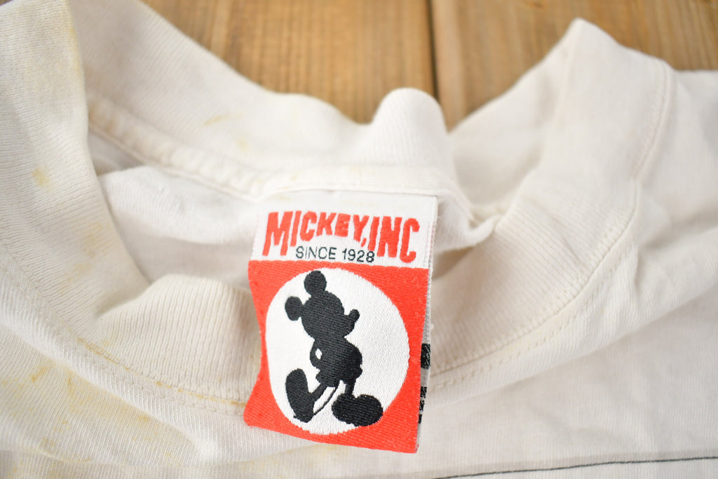 Vintage 1996 Disney Mickey Mouse Graphic T-Shirt Made In USA