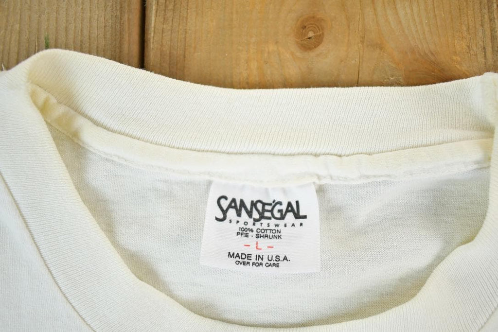 Vintage 1990s Regatta Sailing Souvenir Single Stitch Graphic Print T-Shirt Made In USA