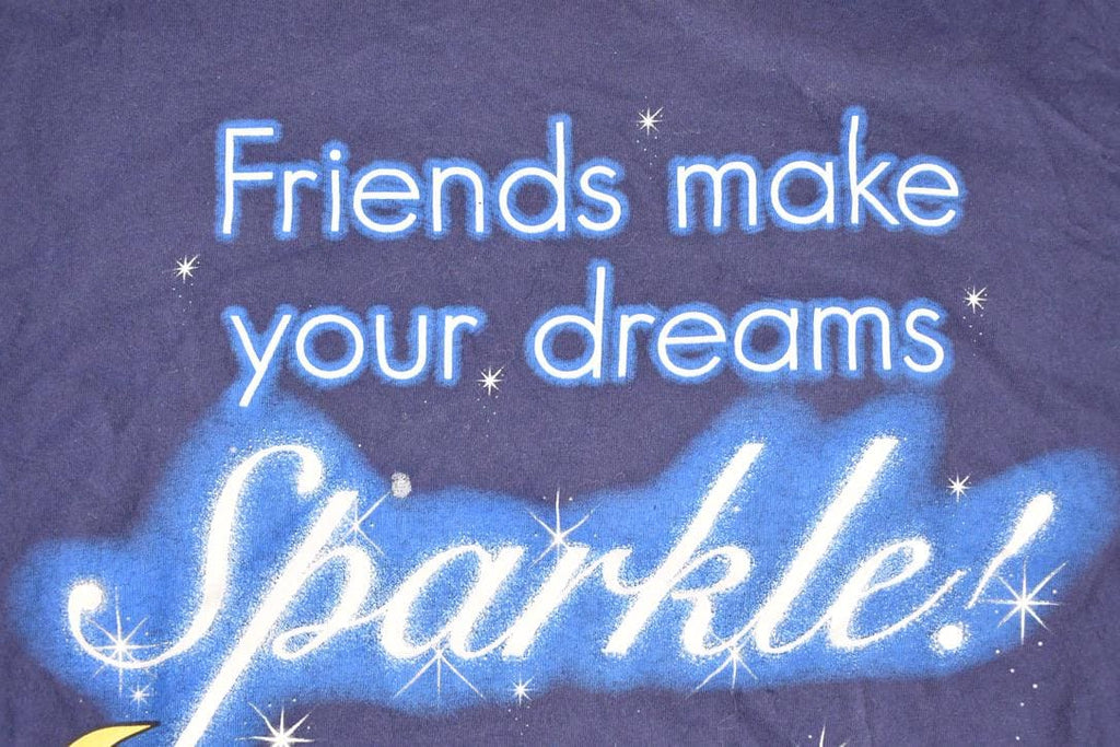 Vintage 1990s Disney Sparkle Friends Pyjama Winnie The Pooh Gang Souvenir Sleep Shirt Women's XXXL