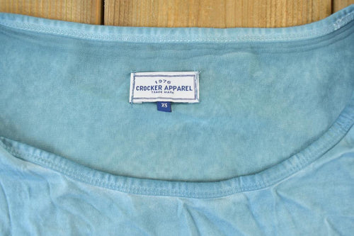 Vintage 1990s Crocker Apparel Single Stitch Tank Top / 90s Vintage Souvenir Tee / Rare Vacation Tee / Summer Shirt Made In USA