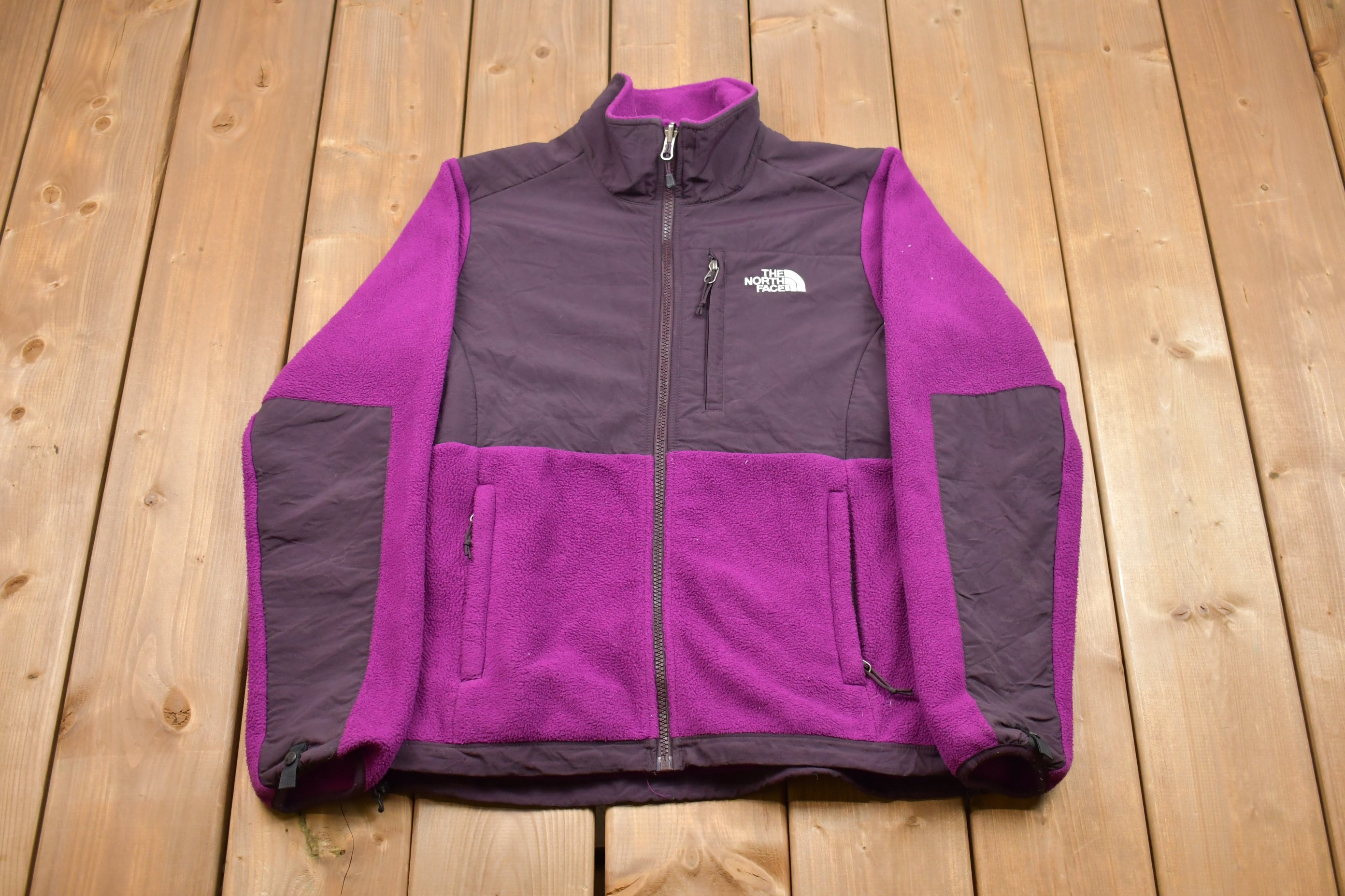 Vintage 1990s North face Denali Fleece Zip Up Sweater