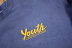Vintage 1990s Youth Embroidered Crewneck Sweatshirt Made In USA