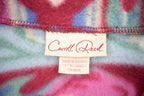 Vintage 1990s Carroll Reed Abstract Floral Fleece Sweater