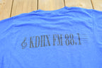 Vintage 1989 KDHX 88.1 FM Winter Membership Drive T-Shirt Men's S
