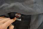 Vintage 1990s Distressed Harley Davidson Graphic Full Zip Hoodie Men's XL  90s Hoodie  Vintage Sweatshirt  Biker Motorcycle  90s Harley