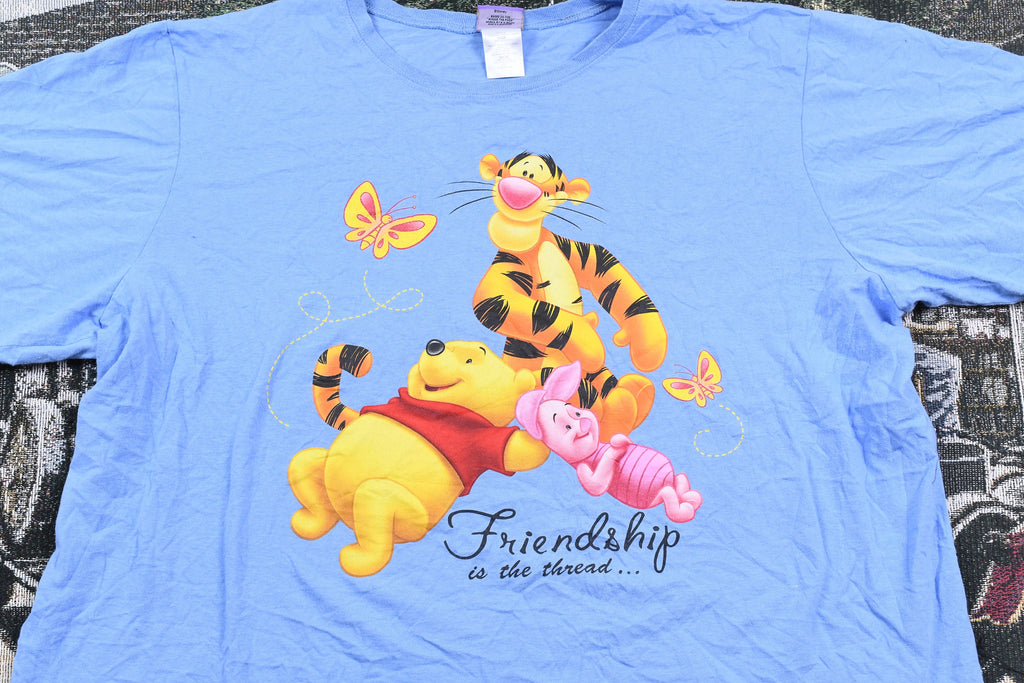 Vintage 1990s Disney Winnie the Pooh Graphic T Shirt  Cartoon Graphic  80s  90s  Streetwear Fashion  Retro Style  Friendship Tee