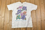 Vintage 1990s Fresh Floral Graphic T-Shirt