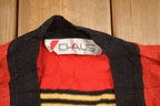 Vintage 1990s Metallic Knitted Cardigan Sweater