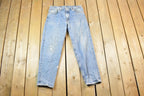 Vintage 1970s Levi Strauss Red Tab 550 Denim Jeans Size 34 x 30 Made In USA
