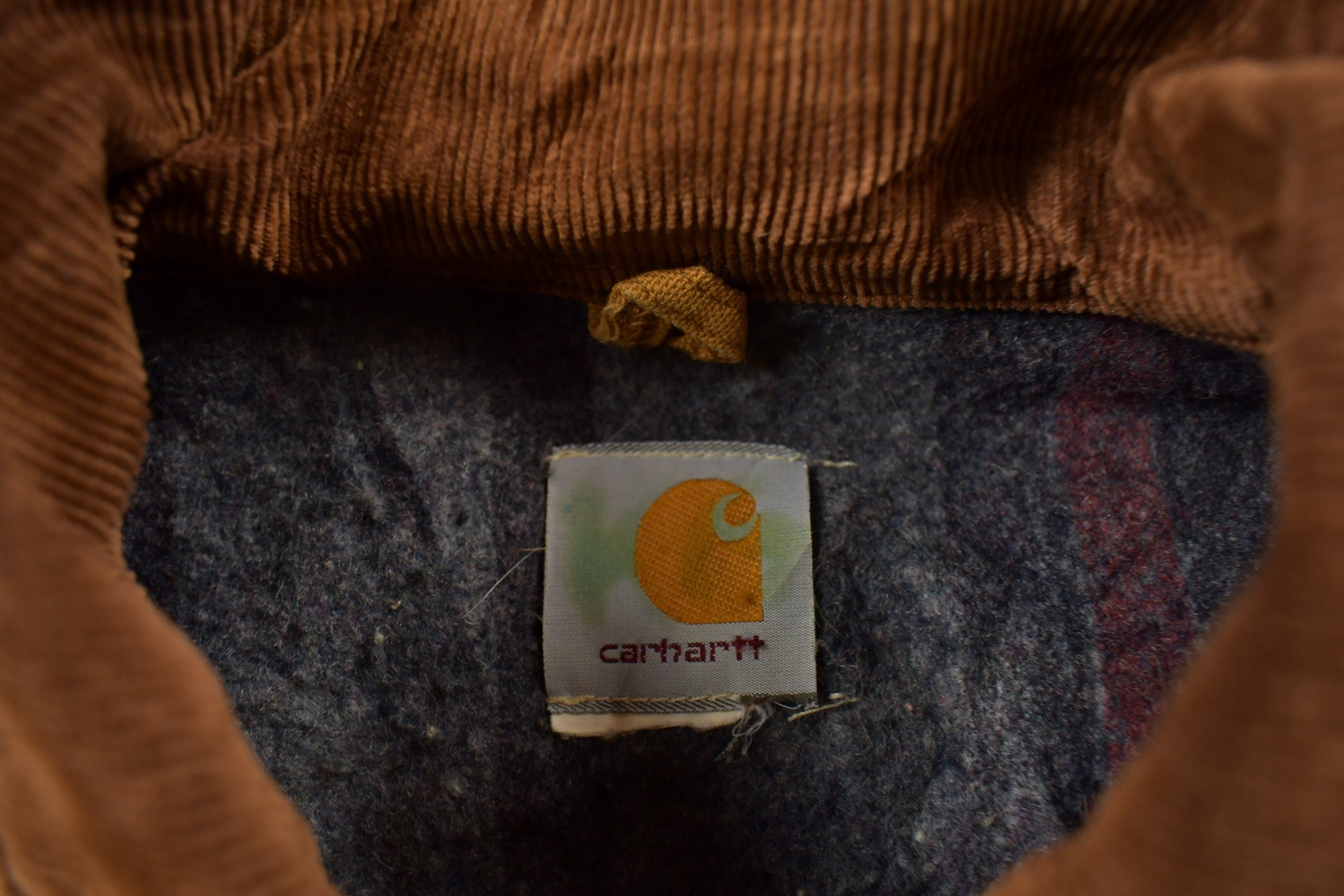 Vintage 1980s Carhartt Blanket Lined Chore Coat