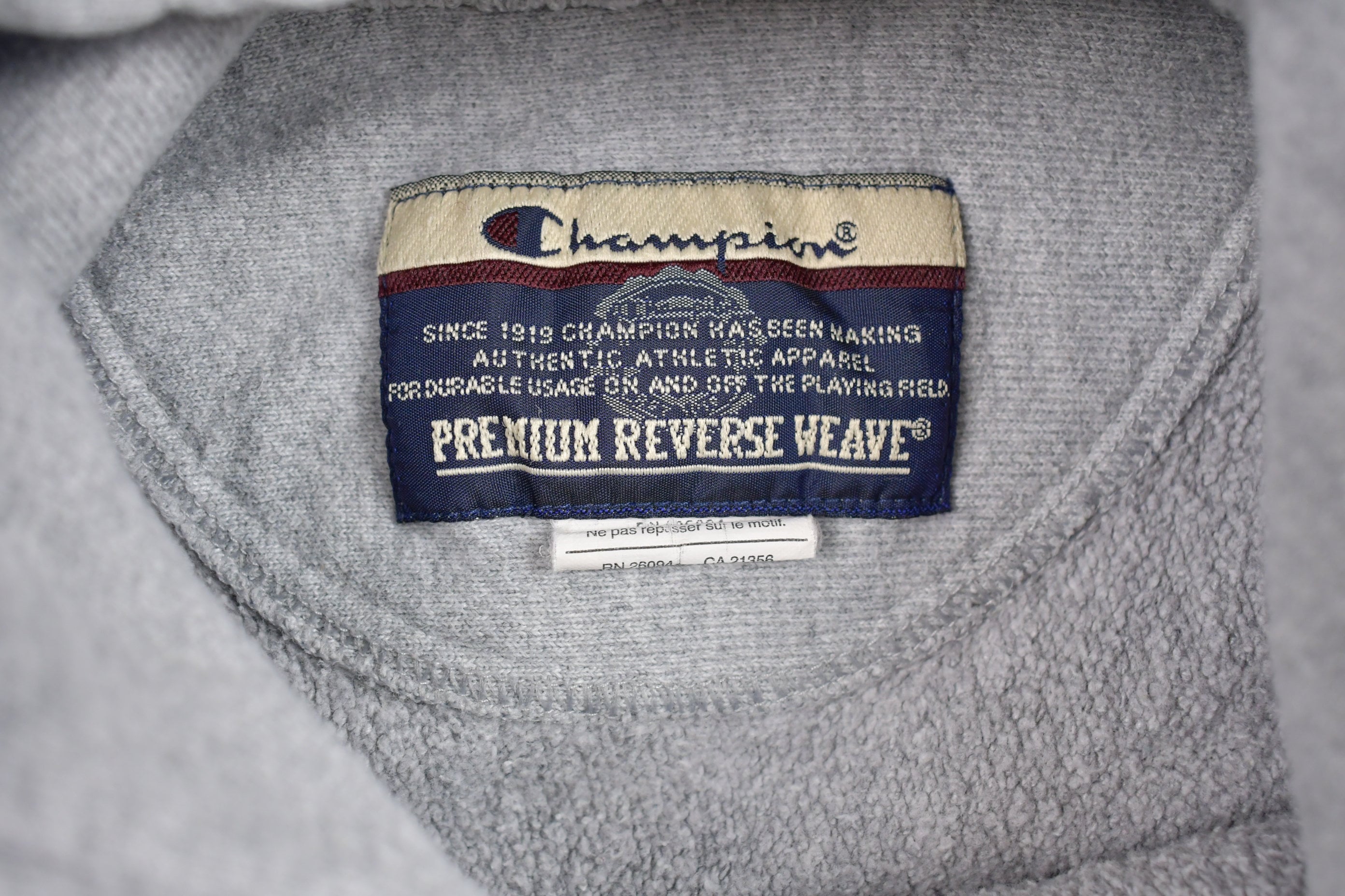 Vintage 1990s Champion Western Michigan University Hooded Sweatshirt