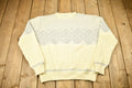 Vintage 1990s Winter Theme Knitted Crewneck Sweater