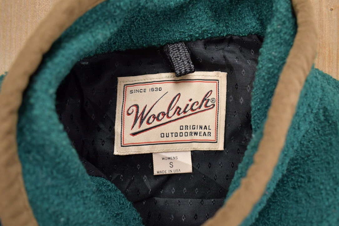 Vintage 1990s Woolrich Fleece Cardigan Sweater