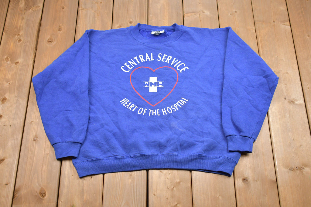 Vintage 1990s Central Service Crewneck Sweatshirt