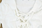 Women Vintage Vigoss Y2K Blank White T-Shirt