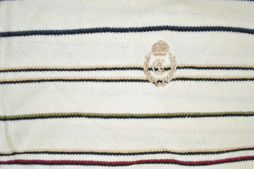 Vintage 1990s Chaps Ralph Lauren Knit Abstract Pattern Quarter Button Sweater
