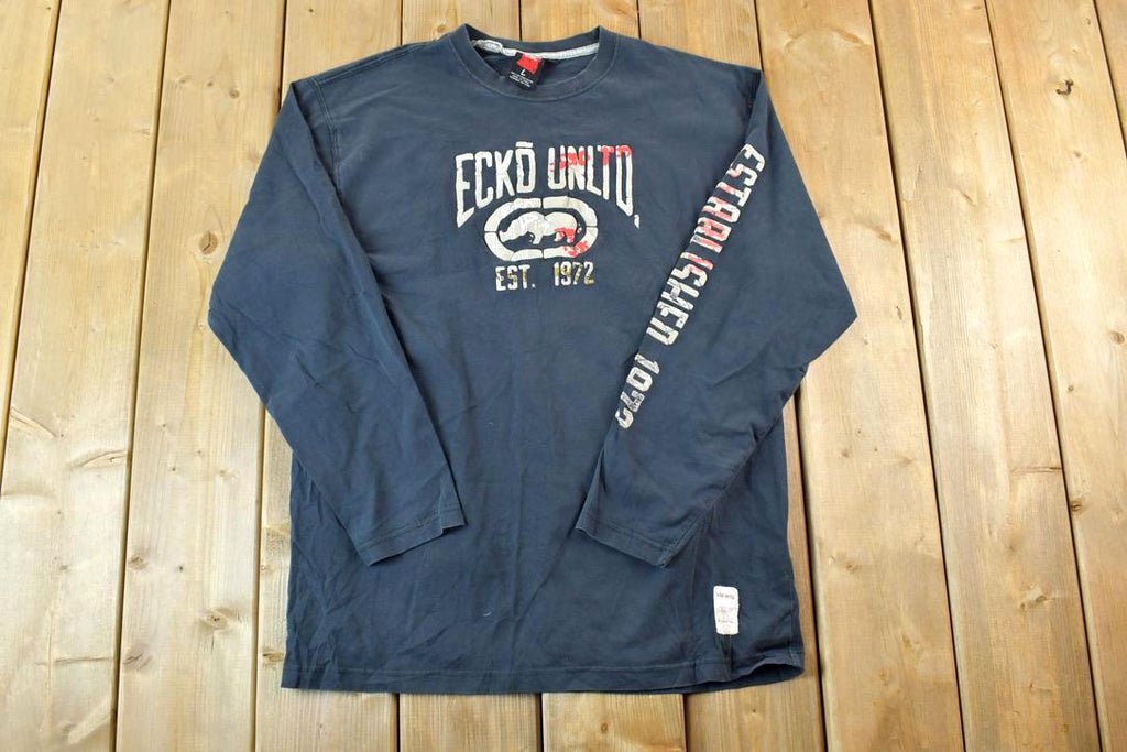 Vintage 1990s Ecko Unltd Crewneck Sweatshirt  90s Crewneck  Made In USA  Athleisure  Streetwear  90s Blank