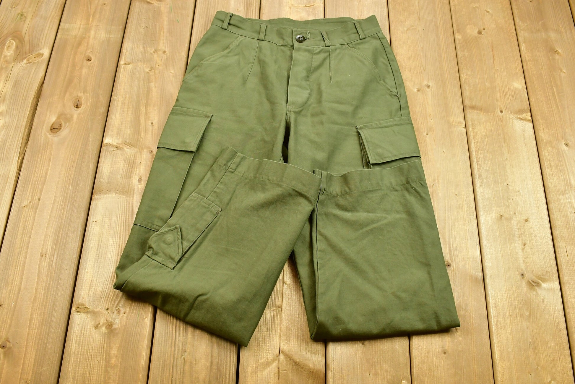 Vintage 1982 Military Cargo Pocket Pants Size 74 x 85