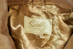 Vintage 1970s Scully Western Leather Fringed Cowboy Jacket Made In USA