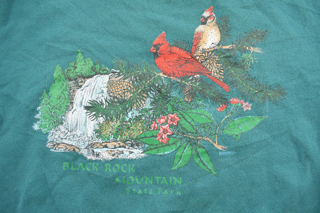 Vintage 1990s Black Rock Mountain Crewneck Sweatshirt