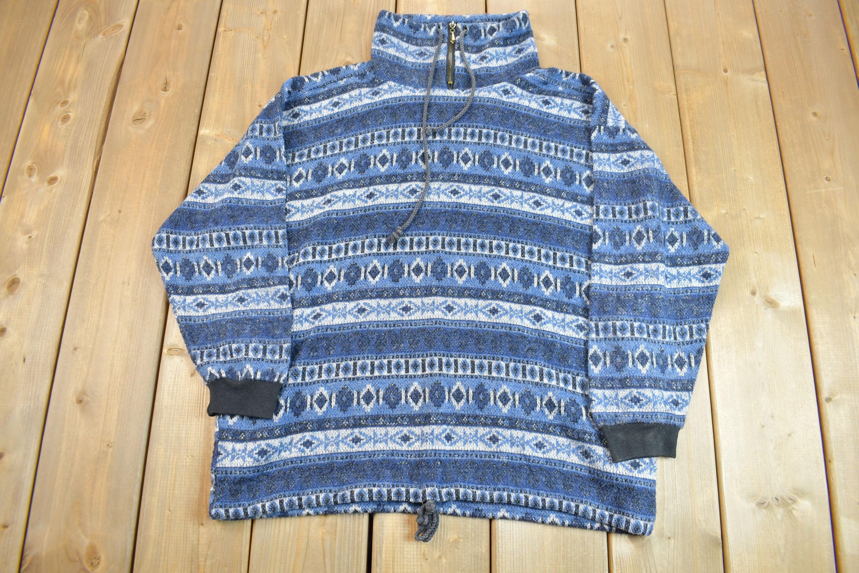 Vintage 1990s Another Name Apres Ski Fleece Quarter Zip up T-Shirt