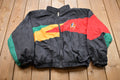 Vintage 1990s Royal Prince Jamaica Zip Up Windbreaker Jacket