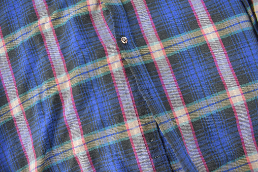 Vintage 1990s McGregor Plaid Flannel Button Up Shirt