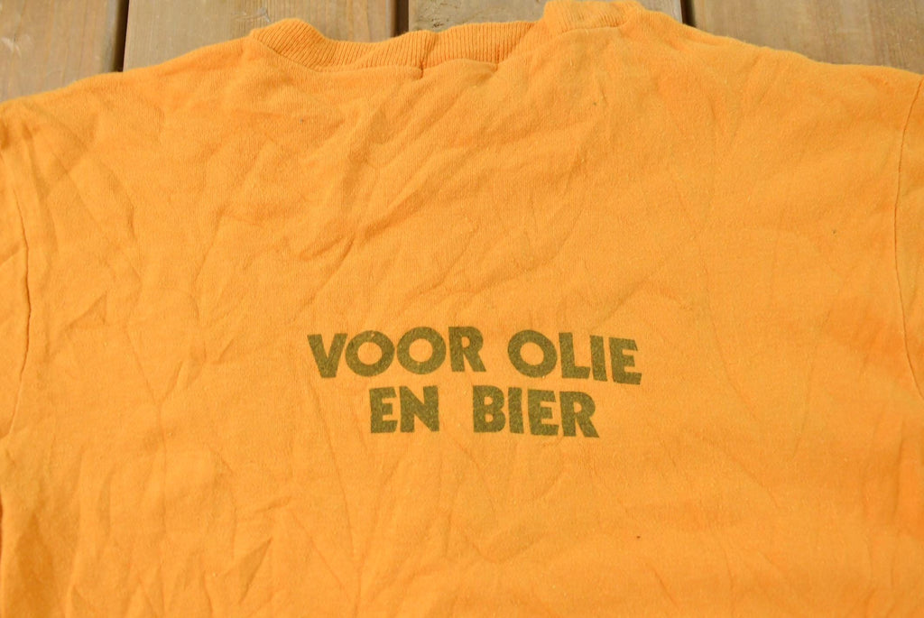 Vintage 1980s Dutch Beer Graphic T-Shirt Men's M