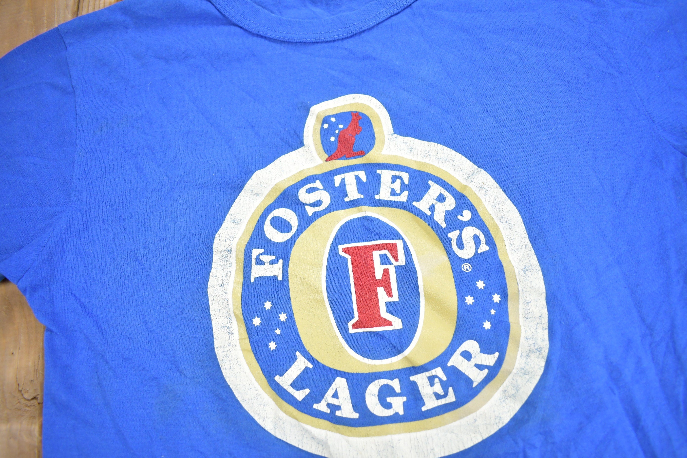 Vintage 1980s Fosters Lager Graphic T Shirt