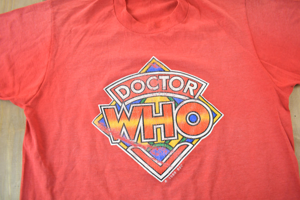 Vintage 1989 Doctor Who Single Stitch Movie Promo T-Shirt