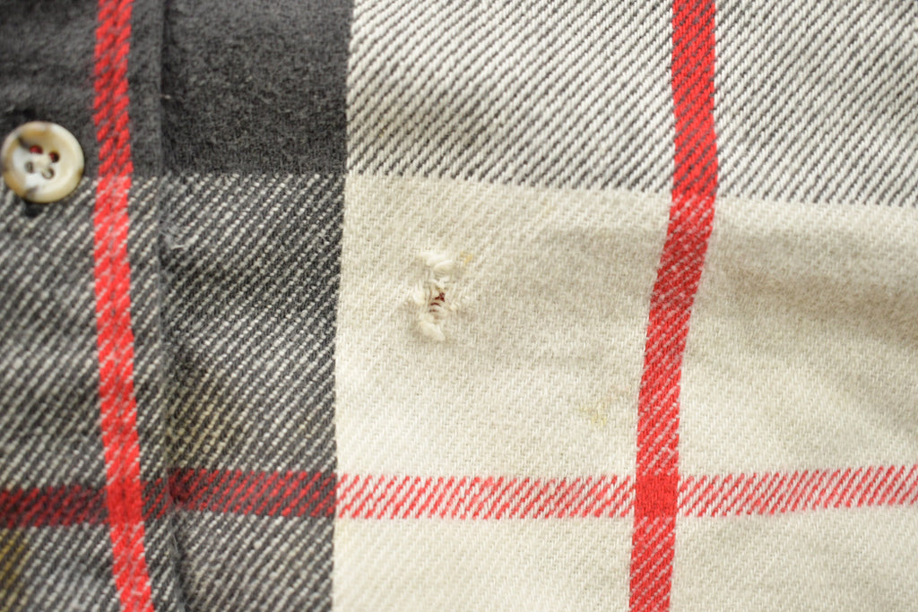 Vintage 1990s St John's Bay Plaid Flannel Button Up Shirt