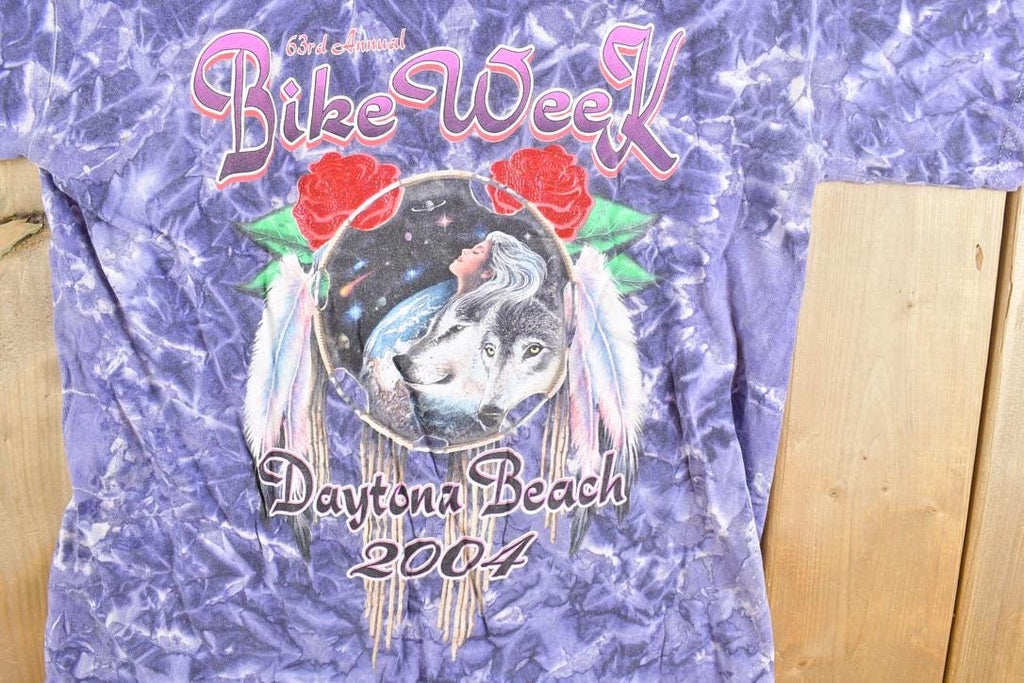 Vintage 2004 Daytona Beach Bike Week Souvenir T-Shirt